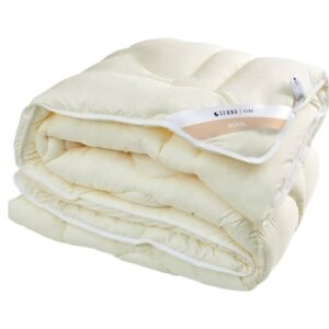 Kołdra wełniana 135x200 InterWidex Merino Wool kremowa 1200g