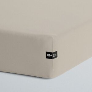 Prześcieradło Pure 200x200 piaskowy Hop Design z gumką