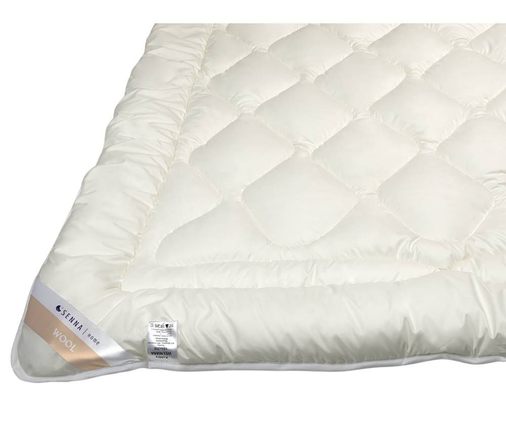 Kołdra wełniana 135x200 InterWidex Merino Wool kremowa 1200g 2 Kołdra wełniana 135x200 InterWidex Merino Wool kremowa 1200g - obrazek 2