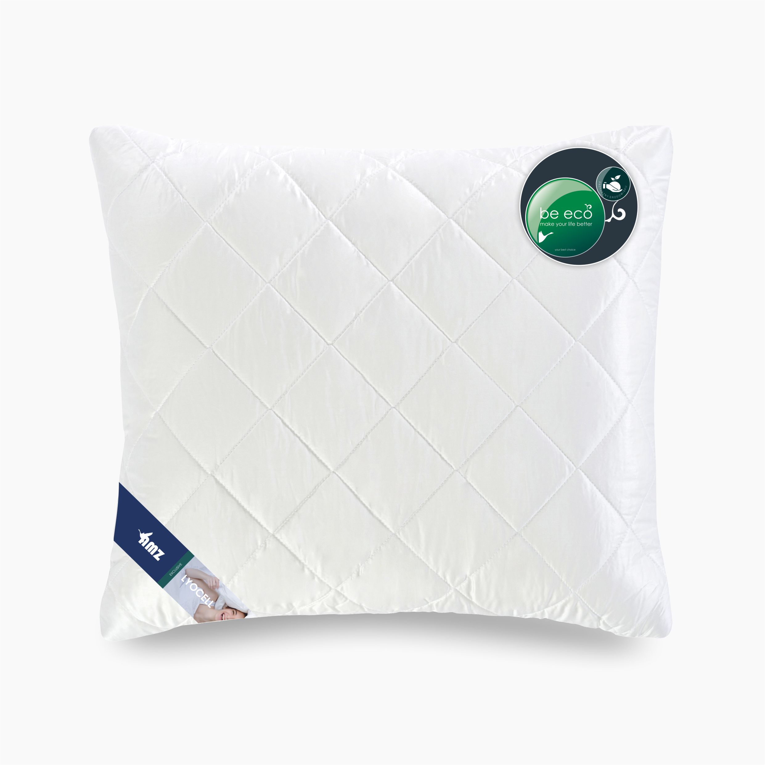 Poduszka 50x70 AMZ Lyocell pikowana szampański 1 Poduszka 50x70 AMZ Lyocell pikowana szampański