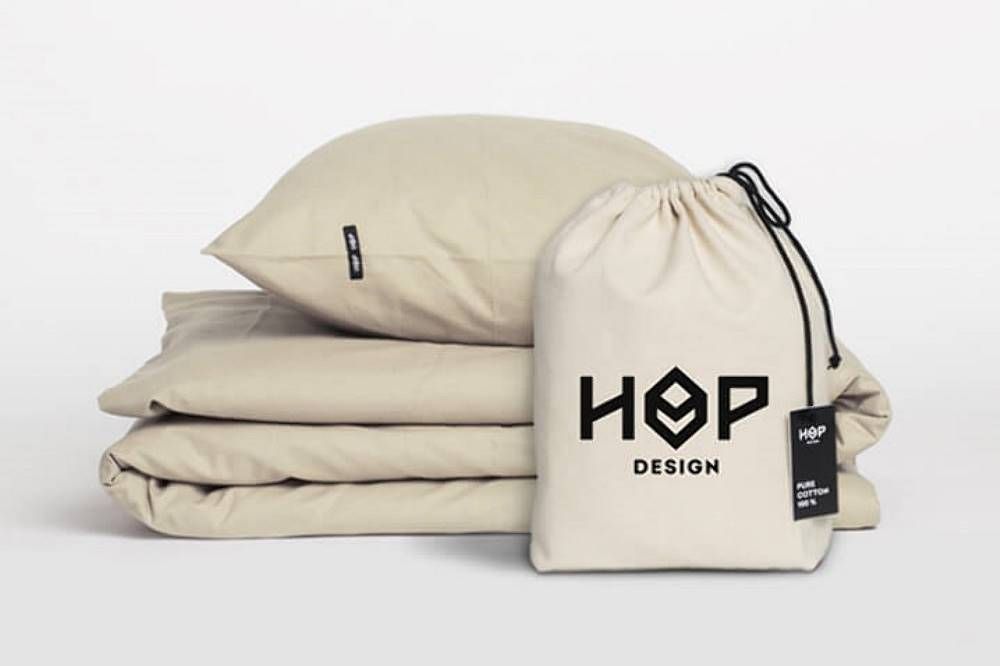 Pościel bawełniana 160x200 Pure lniany naturalny jednobarwna Hop Design T-S 1 Pościel bawełniana 160x200 Pure lniany naturalny jednobarwna Hop Design T-S