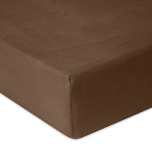 Prześcieradło jersey z gumą 150/160x190/200 Premium brąz 18 Matex