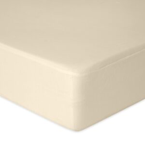 Prześcieradło jersey z gumą 150/160x190/200 Premium ecru 02 Matex