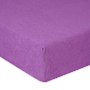 Prześcieradło frotte z gumą 150/160x190/200 Premium c.fioletowe 22 Matex