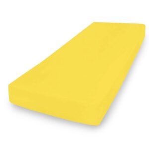 Prześcieradło jersey z gumą 150/160x190/200 Premium 43 j. zółte Matex