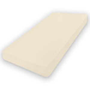 Prześcieradło jersey z gumką 210/220x190/200x30 ecru 02 Matex