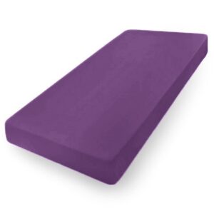 Prześcieradło jersey z gumą 180/190x190/200 Premium L23 papieski fiolet Matex