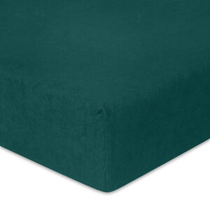 Prześcieradło frotte z gumą 150/160x190/200 Premium butelkowa zieleń 34 Matex