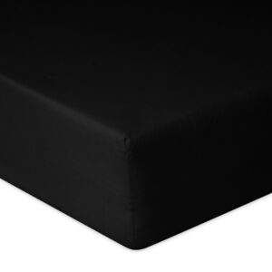 Prześcieradło jersey z gumą 180/190x190/200 Premium czarny 48 Matex