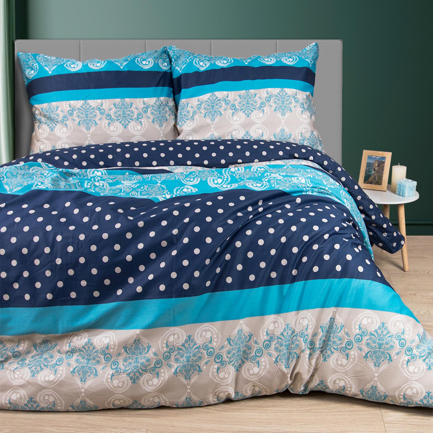 Pościel satynowa 220x200 1503/1 SATYNLOVE Darymex 2 Pościel satynowa 220x200 1503/1 SATYNLOVE Darymex - obrazek 3