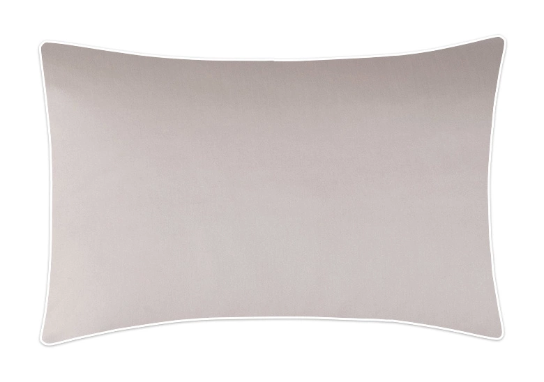 Poszewka satyna bawełniana 40x40 San Antonio beż z białą lamówką Maro Home T-S 1 Poszewka satyna bawełniana 40x40 San Antonio beż z białą lamówką Maro Home T-S