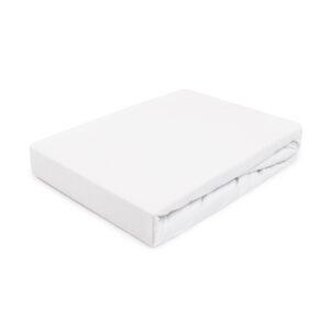 Prześcieradło jersey z gumką 60x120 001 biały Darymex