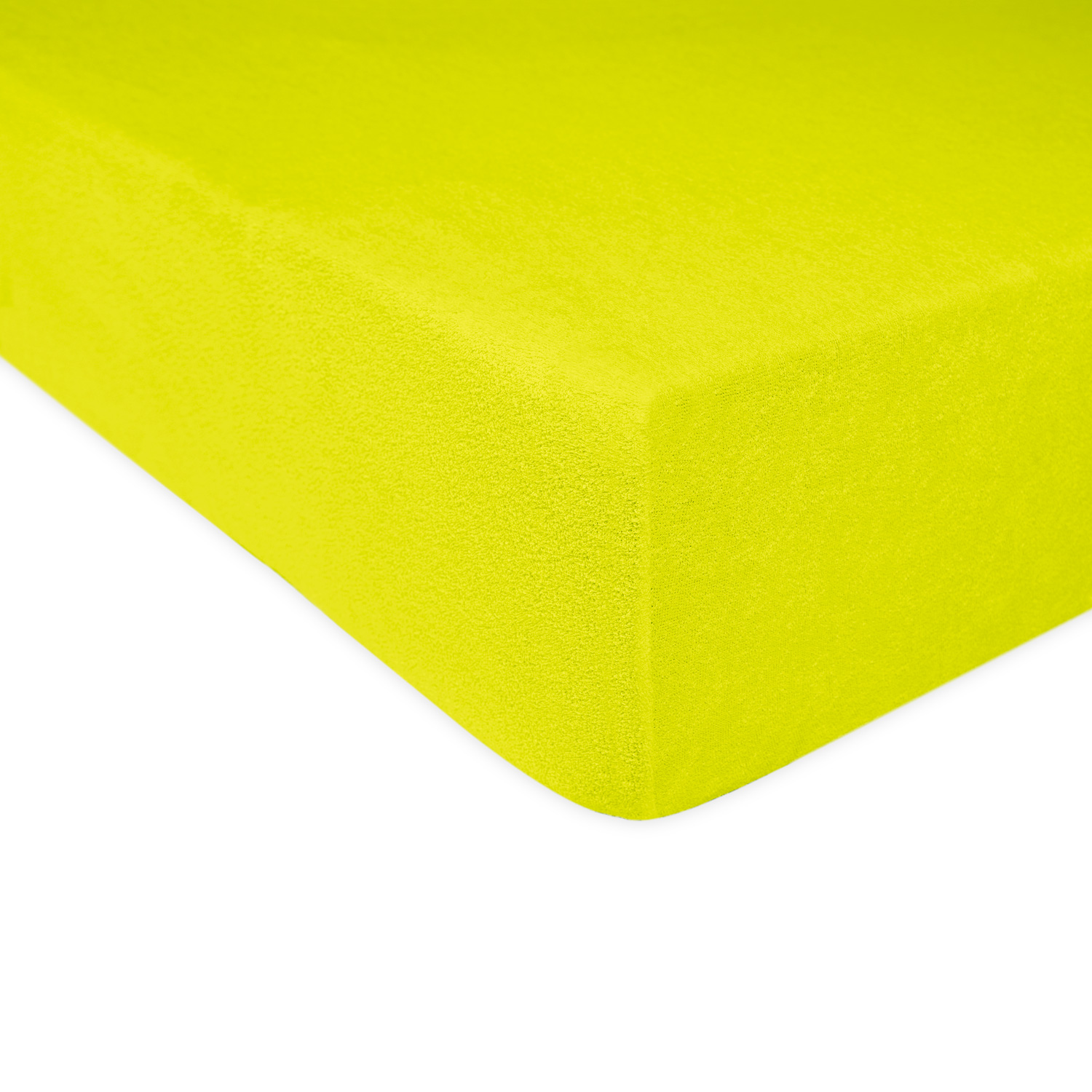 Prześcieradło frotte z gumką limonka 150-160x200 Darymex 2 Prześcieradło frotte z gumką limonka 150-160x200 Darymex - obrazek 2