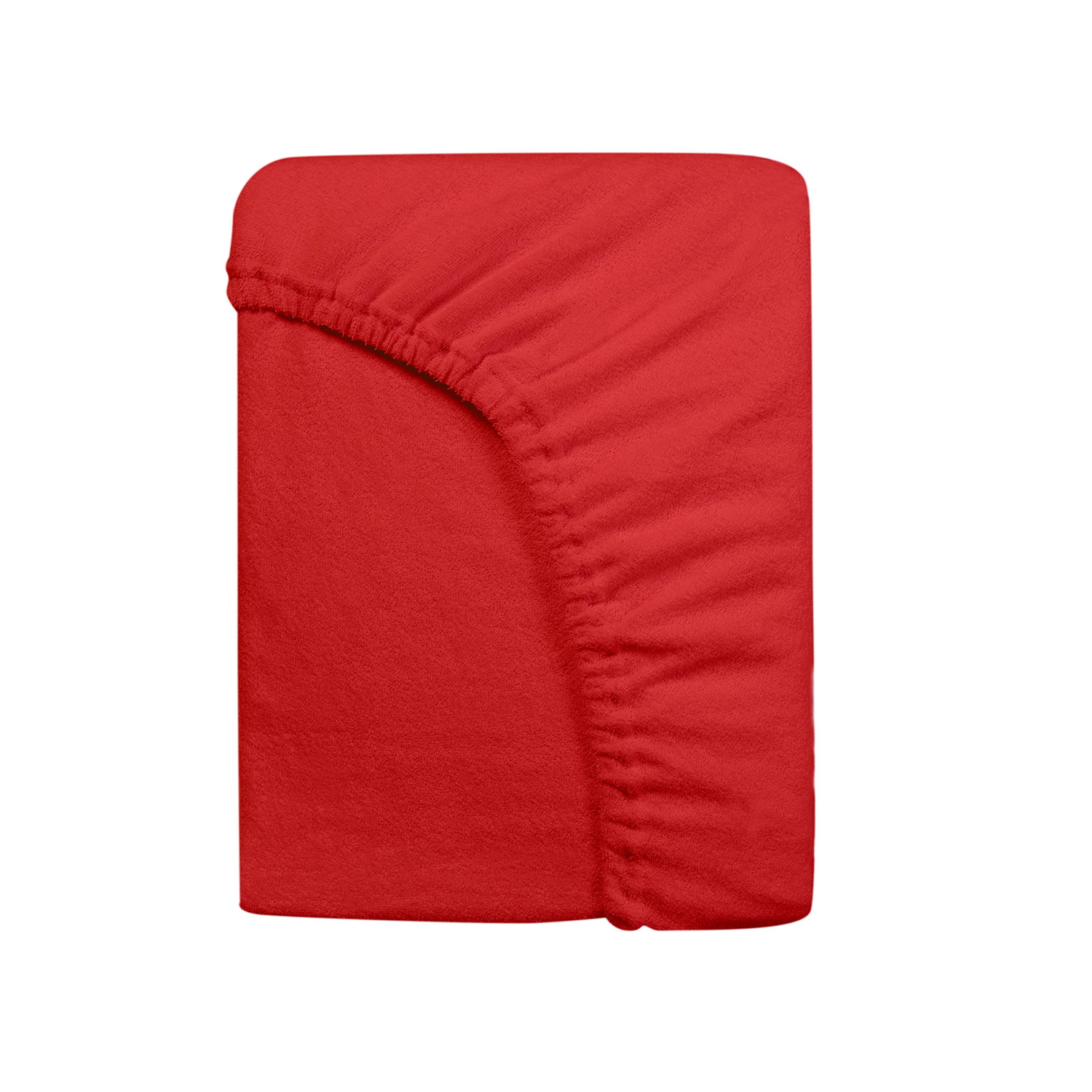 Prześcieradło frotte z gumką czerwony 160x200 Darymex 3 Prześcieradło frotte z gumką czerwony 160x200 Darymex - obrazek 3