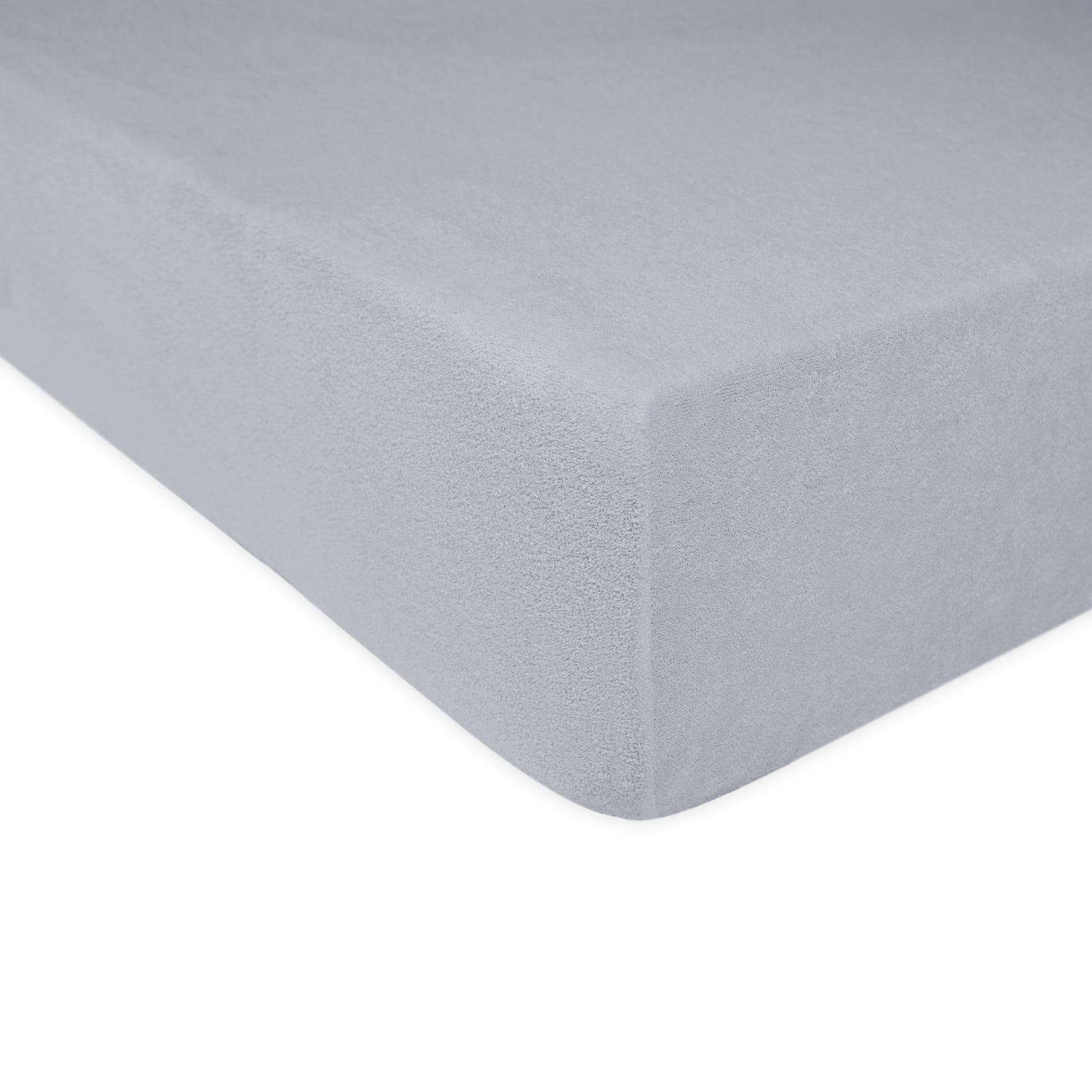 Prześcieradło frotte z gumką popiel 160x200 Darymex 2 Prześcieradło frotte z gumką popiel 160x200 Darymex - obrazek 2