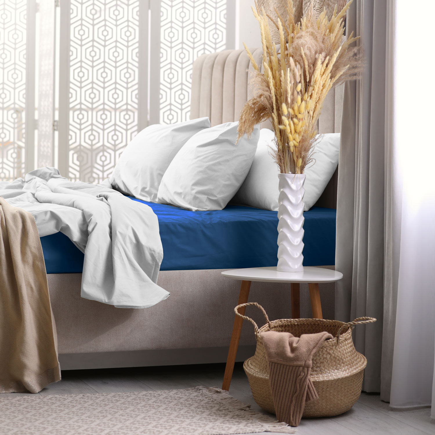 Prześcieradło frotte z gumką 120x200 chaber Darymex 2 Prześcieradło frotte z gumką 120x200 chaber Darymex - obrazek 2