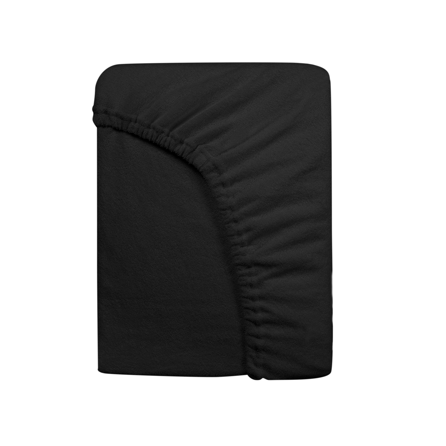 Prześcieradło frotte z gumką 160x200 Czarny Darymex 3 Prześcieradło frotte z gumką 160x200 Czarny Darymex - obrazek 3