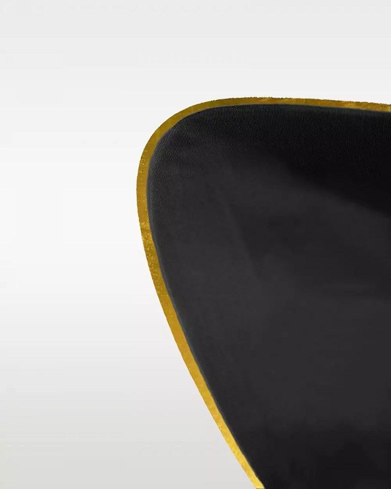 Pościel satyna bawełniana 140x200 czarna San Antonio ze złotą lamówką Maro Home T-S 2 Pościel satyna bawełniana 140x200 czarna San Antonio ze złotą lamówką Maro Home T-S - obrazek 2