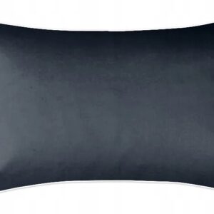 Poszewka 50x60 antracyt z białą lamówką Maro Home