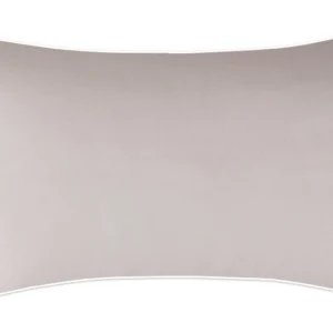 Poszewka satyna bawełniana 50x60 San Antonio beż z białą lamówką Maro Home T-S