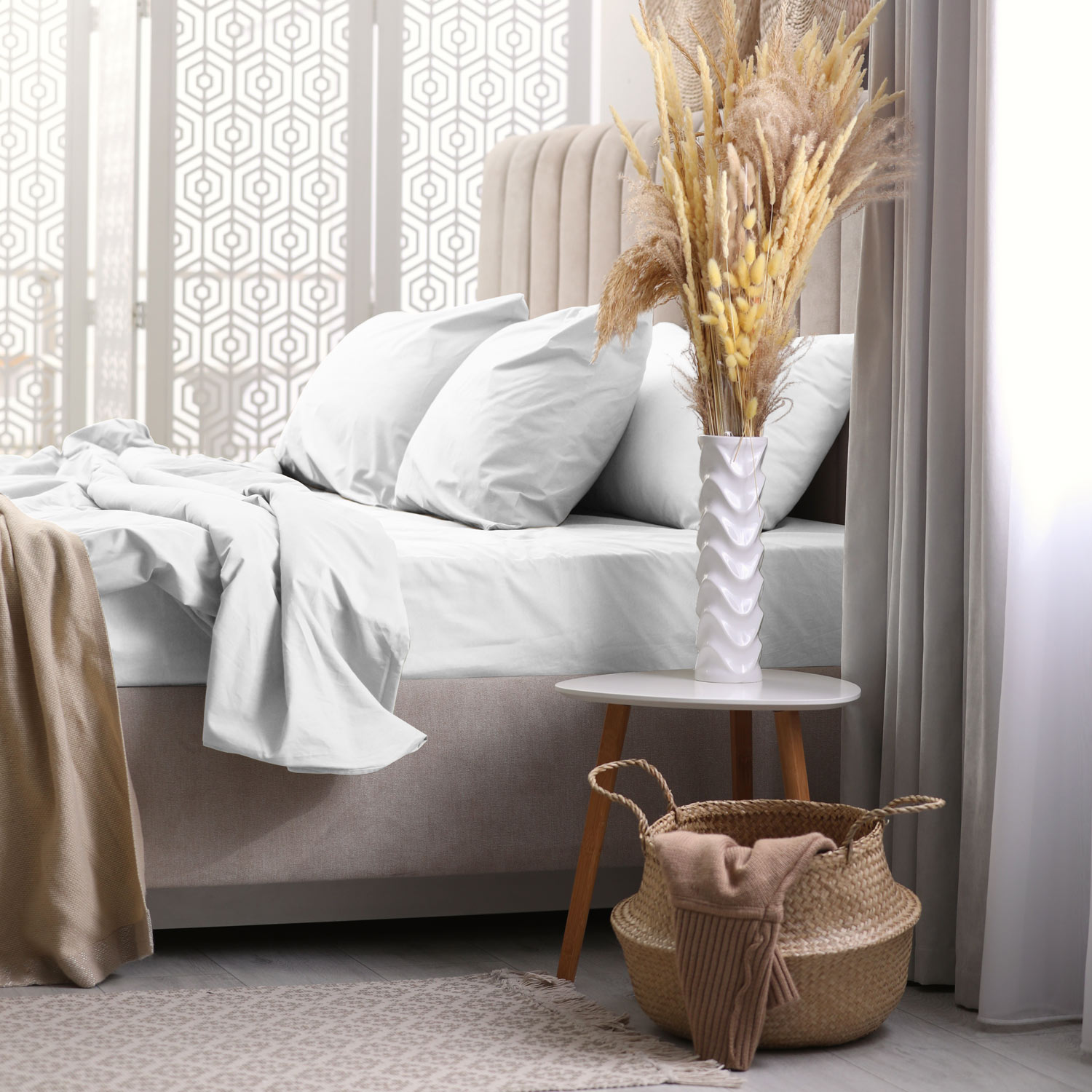 Prześcieradło frotte z gumką 180x200 001 biały Darymex 5 Prześcieradło frotte z gumką 180x200 001 biały Darymex - obrazek 5