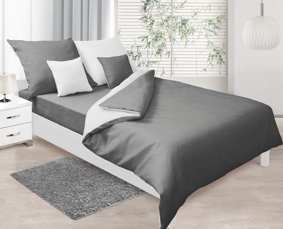 Pościel satynowa Gold 160x200 Double Face wzór 01+44 Matex 2 Pościel satynowa Gold 160x200 Double Face wzór 01+44 Matex - obrazek 2