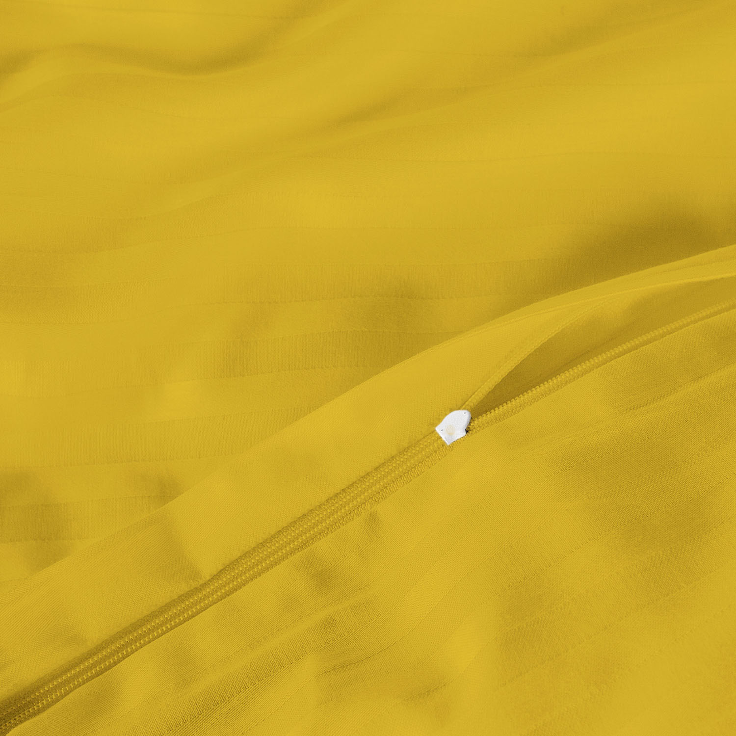 Pościel satynowa Cizgili 180x200 musztardowa Darymex 3 Pościel satynowa Cizgili 180x200 musztardowa Darymex - obrazek 3