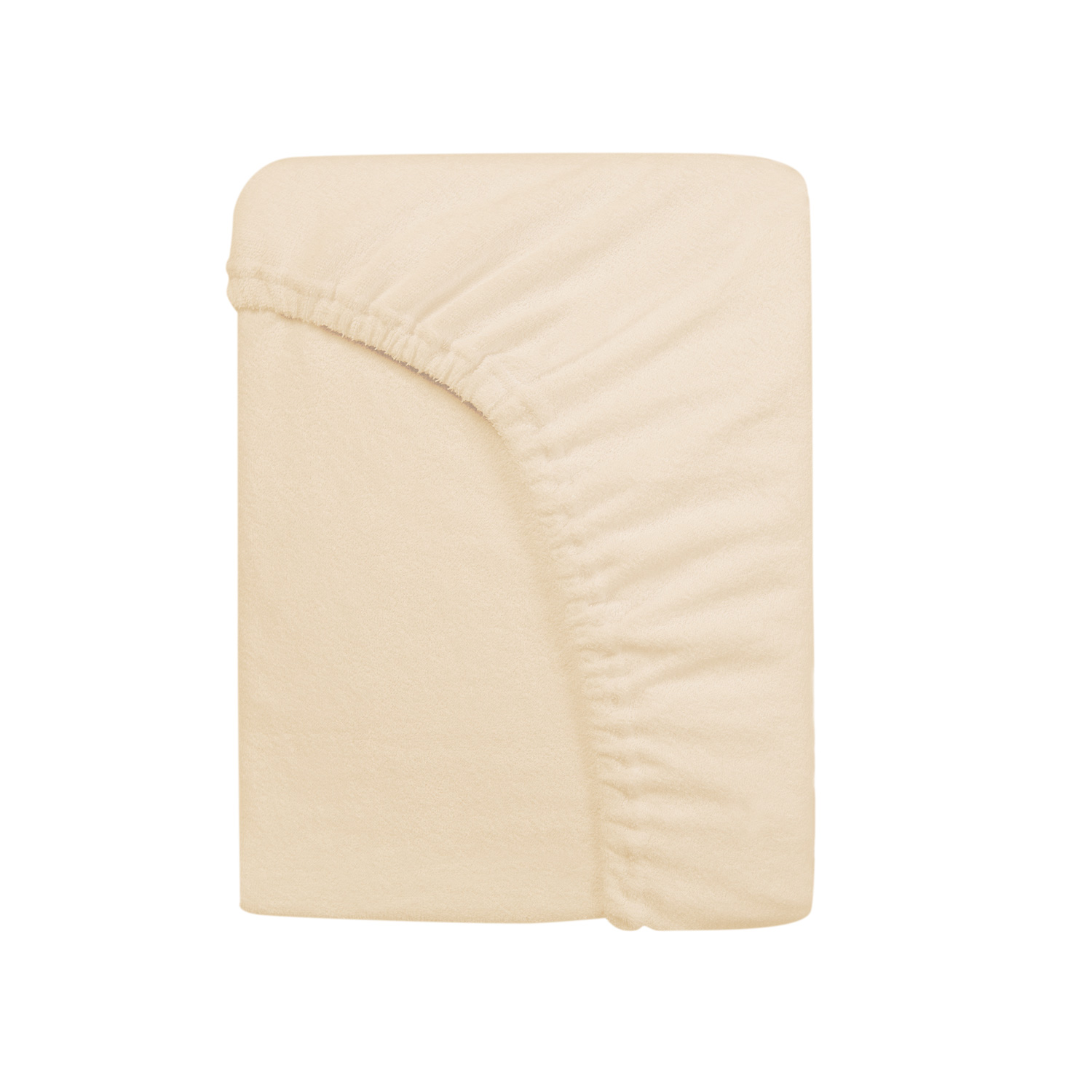 Prześcieradło frotte z gumką 140x200 Jasny Beż Darymex 3 Prześcieradło frotte z gumką 140x200 Jasny Beż Darymex - obrazek 3