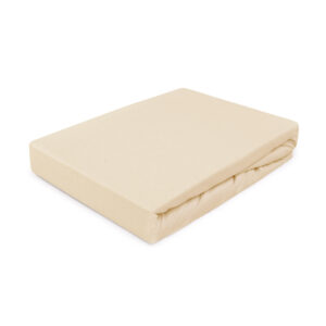 Prześcieradło jersey z gumką 047 130-140x200 jasny beż Darymex