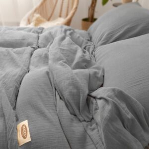 Pościel bawełniana Muślinowa 220x200 c.szary 44 Matex