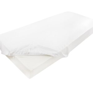 Prześcieradło satynowe z gumką 140x200x25 Gold biały 01 Matex