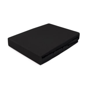 Prześcieradło jersey z gumką 200x220 czarny Darymex