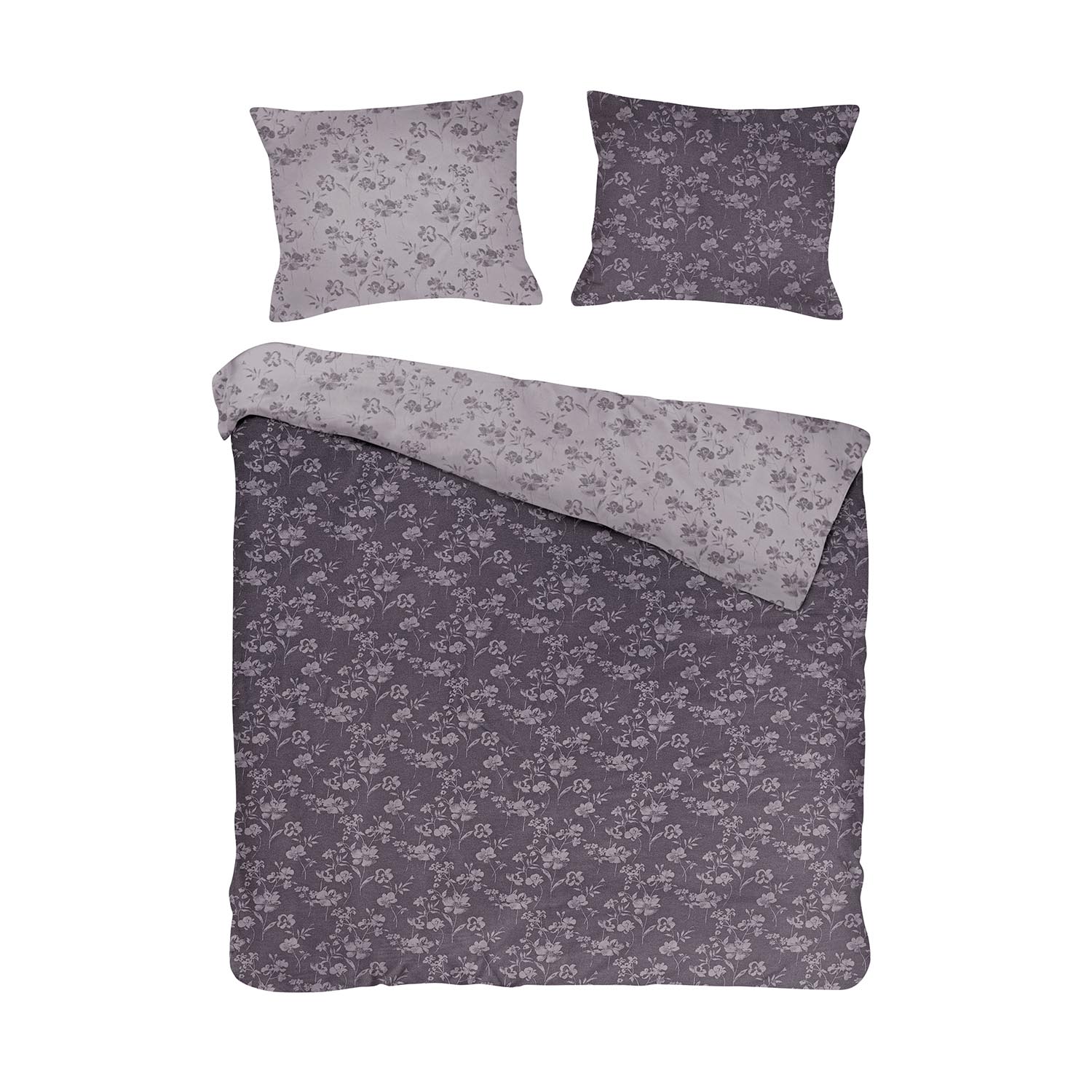 Pościel bawełniana SPRING ANTHRACITE 220x200 COTTONLOVE JACQUARD Darymex 2 Pościel bawełniana SPRING ANTHRACITE 220x200 COTTONLOVE JACQUARD Darymex - obrazek 2