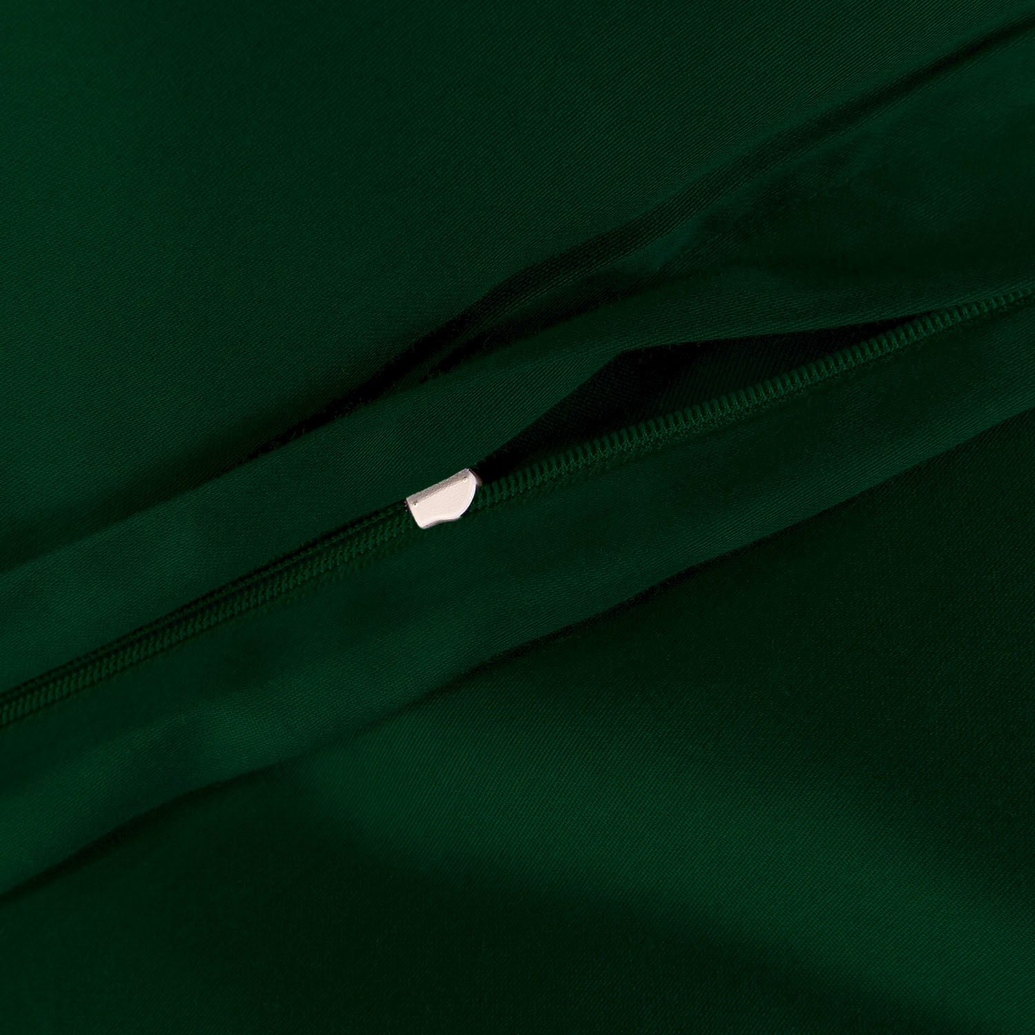 Pościel satynowa 140x200 Zieleń Butelkowa Darymex 3 Pościel satynowa 140x200 Zieleń Butelkowa Darymex - obrazek 3