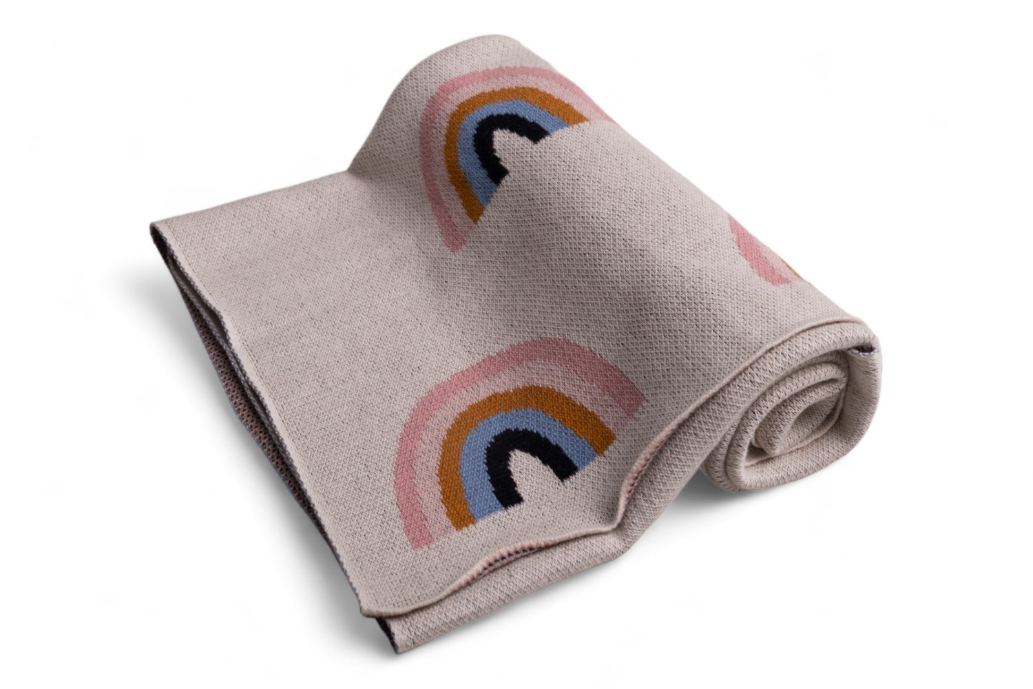 Koc bawełniany 80x100 Tęcza SQUARE CHECKS BabyMatex 3 Koc bawełniany 80x100 Tęcza SQUARE CHECKS BabyMatex - obrazek 3