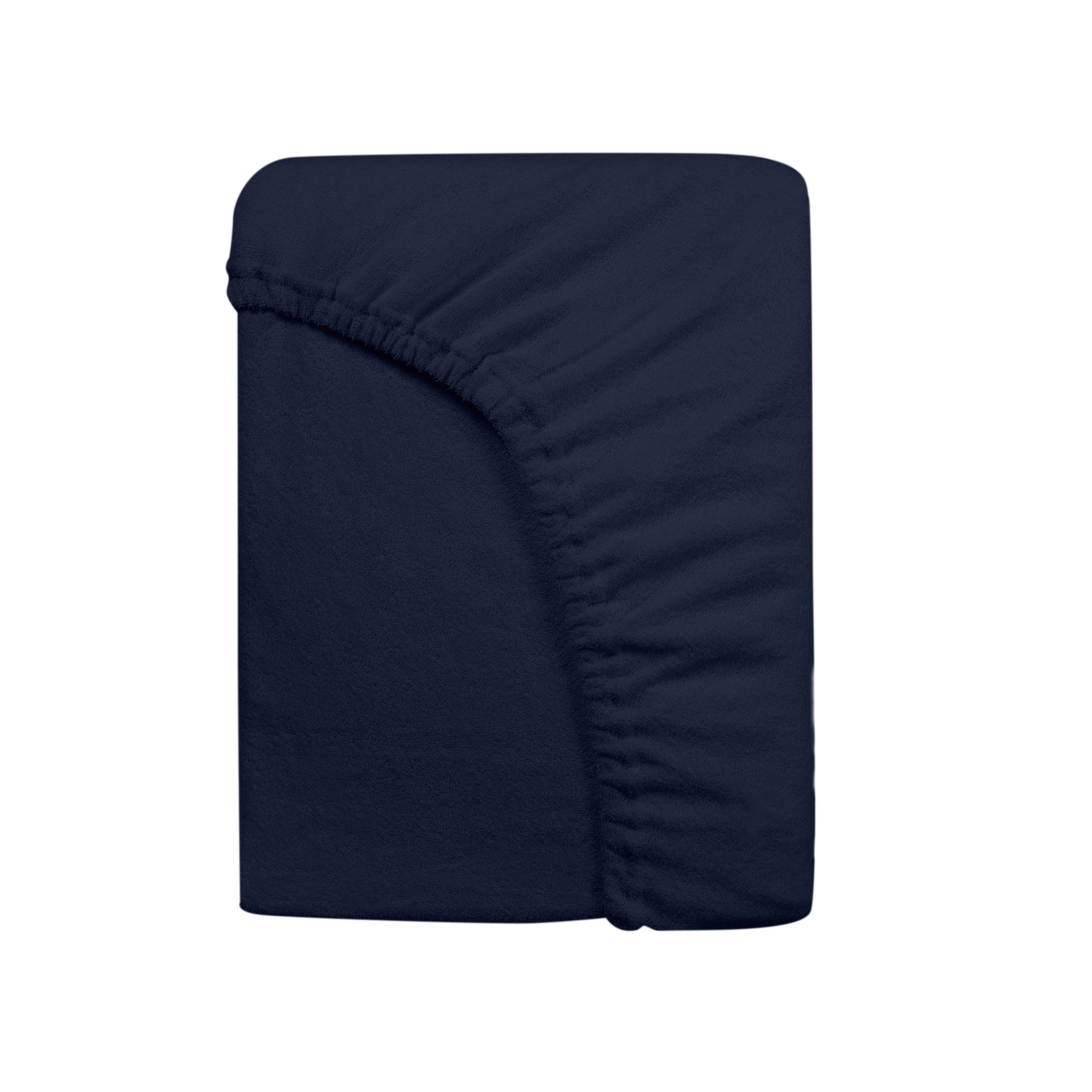 Prześcieradło frotte z gumką 180x200 ciemny granat Darymex 3 Prześcieradło frotte z gumką 180x200 ciemny granat Darymex - obrazek 3