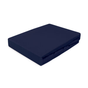 Prześcieradło jersey z gumką 160x200 ciemny granat Darymex