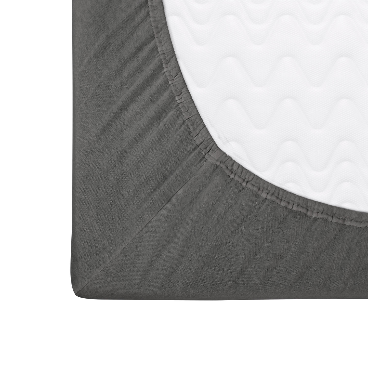 Prześcieradło jersey z gumką 037 210-220x200 szary Darymex 3 Prześcieradło jersey z gumką 037 210-220x200 szary Darymex - obrazek 3