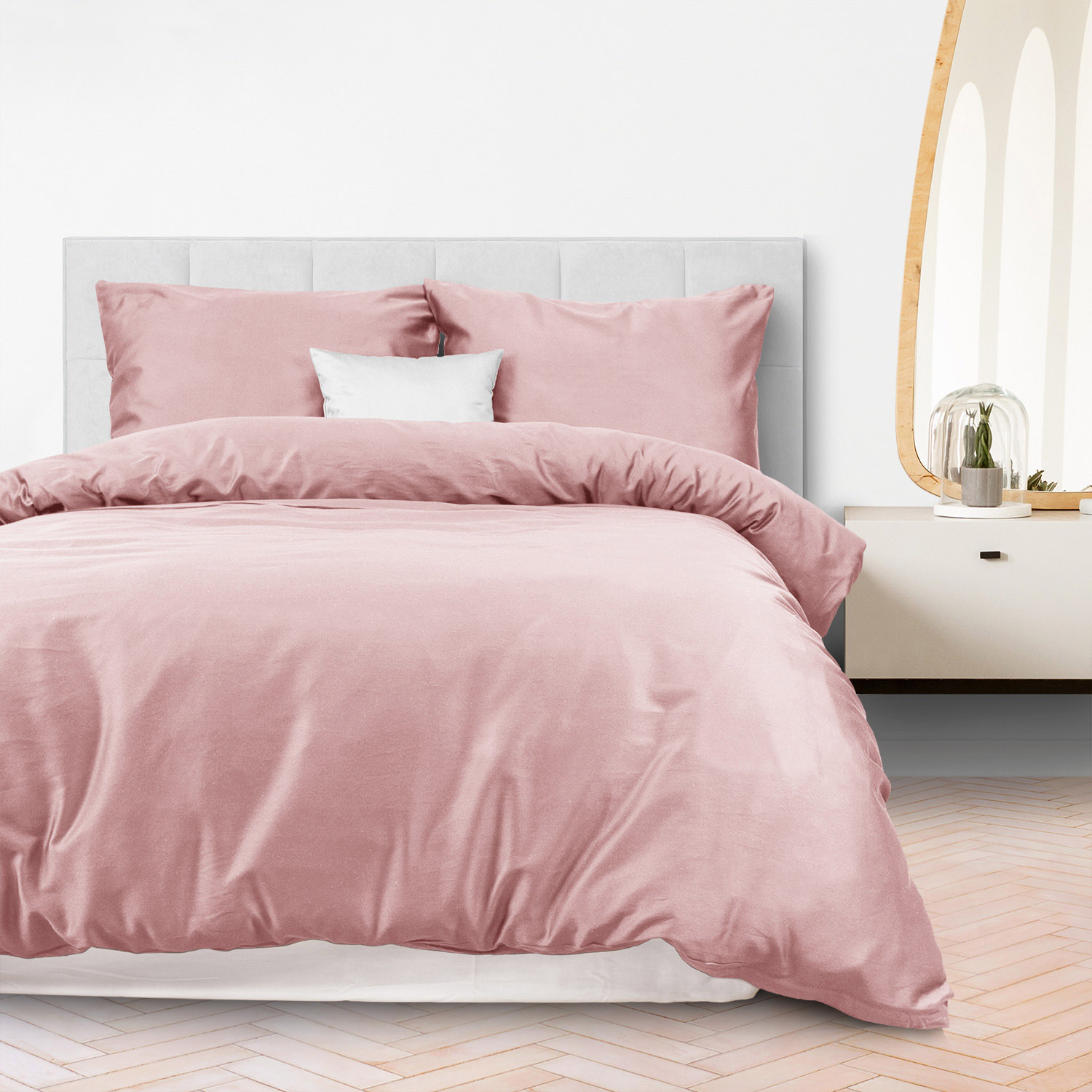 Pościel satynowa 180x200 róż Darymex 2 Pościel satynowa 180x200 róż Darymex - obrazek 2