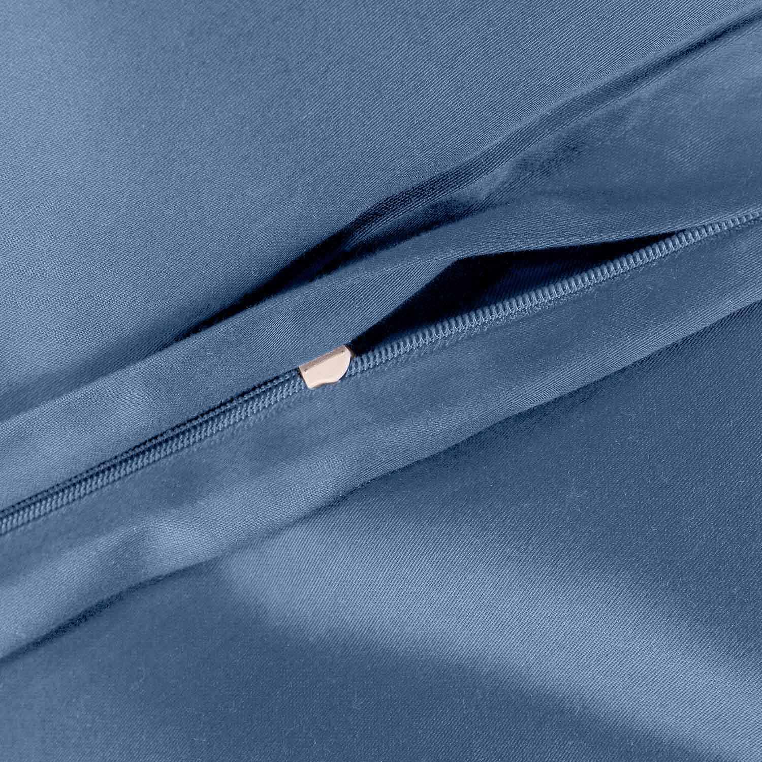 Pościel satynowa 180x200 Niebieski Darymex 4 Pościel satynowa 180x200 Niebieski Darymex - obrazek 4