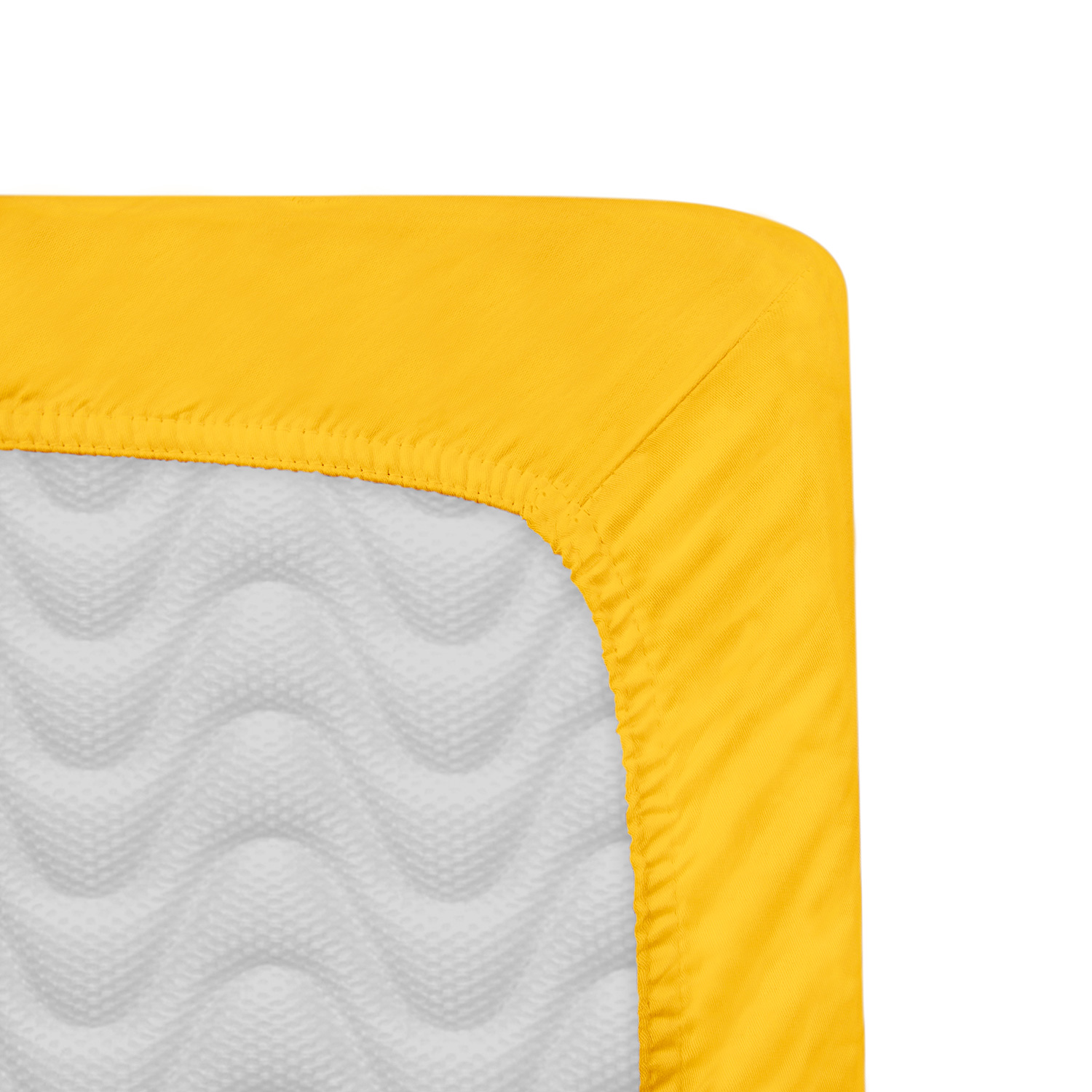 Prześcieradło satynowe 200x220 Żółty Darymex 2 Prześcieradło satynowe 200x220 Żółty Darymex - obrazek 2