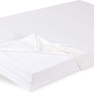 Prześcieradło z gumką 80x160x10 BAMBOO 01 białe Babymatex