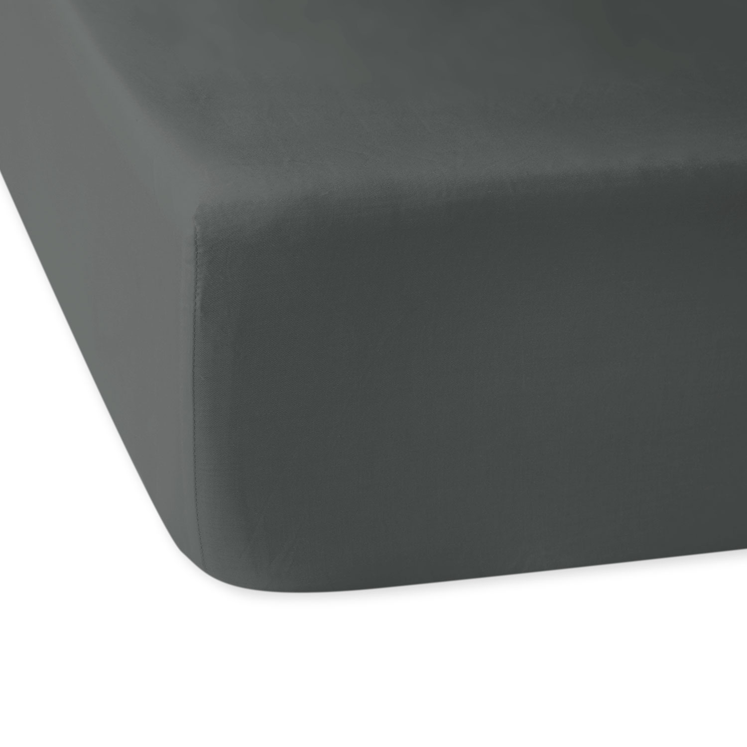 Prześcieradło satynowe z gumką 180x200 Jasny szary Darymex 2 Prześcieradło satynowe z gumką 180x200 Jasny szary Darymex - obrazek 2