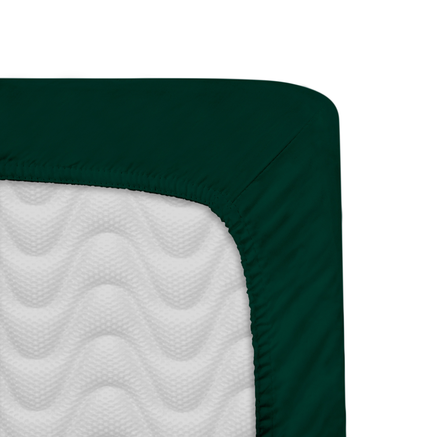 Prześcieradło satynowe 90x200 Butelkowa Zieleń Darymex 3 Prześcieradło satynowe 90x200 Butelkowa Zieleń Darymex - obrazek 3