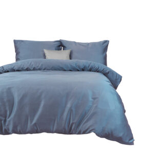 Pościel satynowa 180x200 Niebieski Darymex