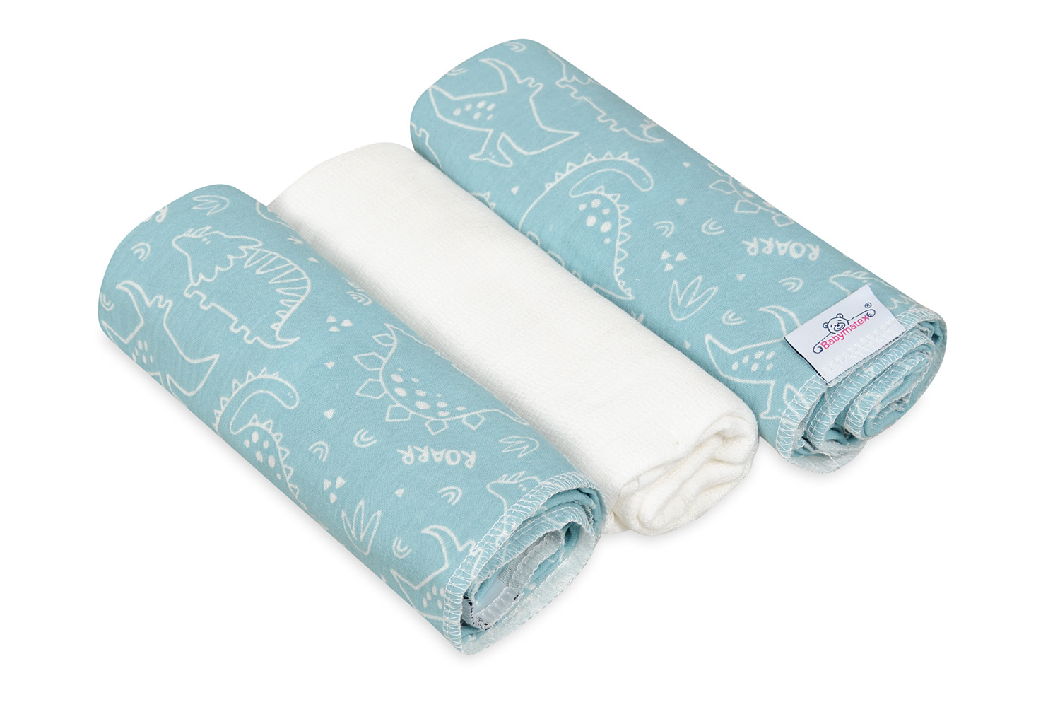 Pielucha 70x80 MUSLIN DESIGN 3 szt. Dinozaury BabyMatex 1 Pielucha 70x80 MUSLIN DESIGN 3 szt. Dinozaury BabyMatex