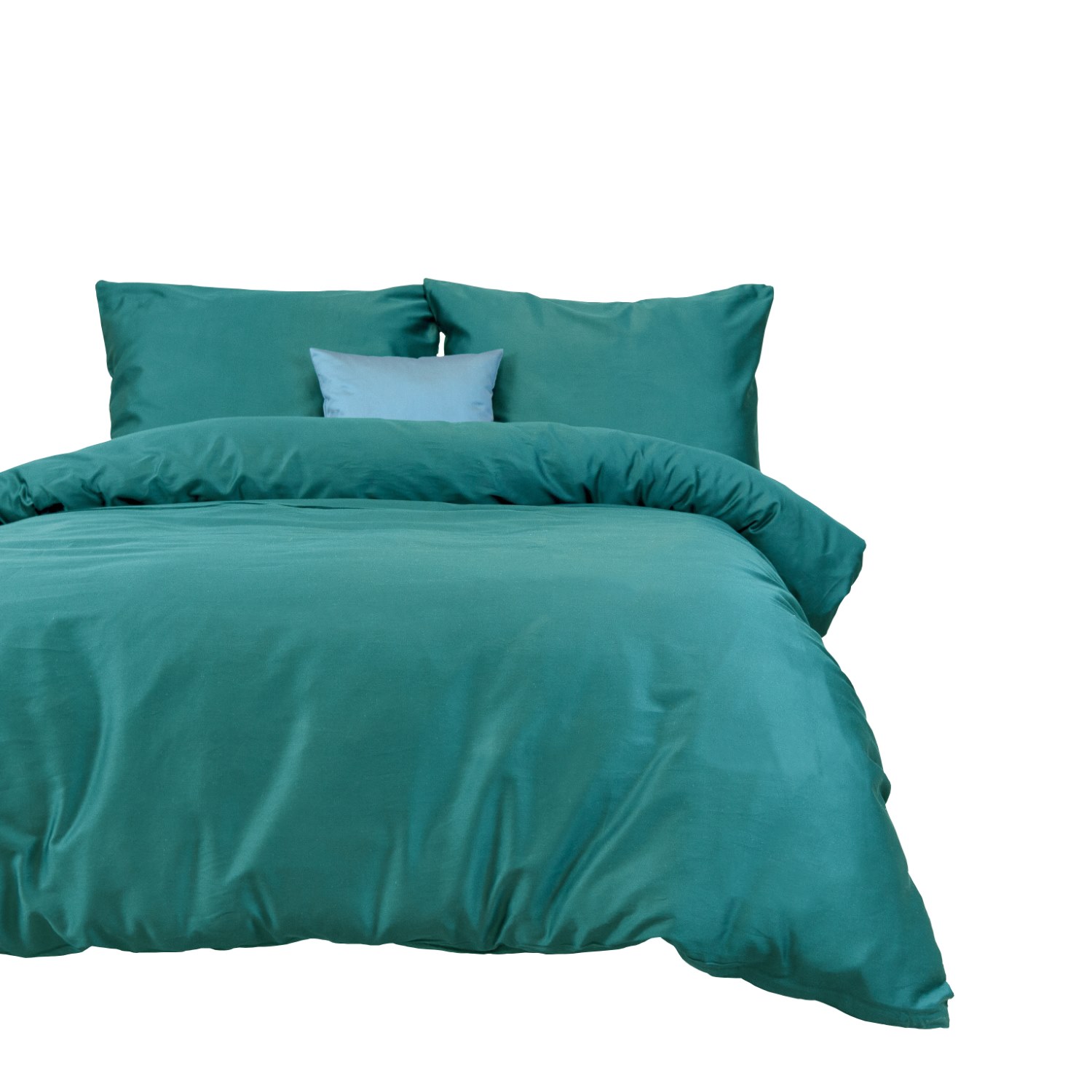 Pościel satyna bawełniana CIEMNY TURKUS 042 140x200+1posz.70x80 Darymex 2 Pościel satyna bawełniana CIEMNY TURKUS 042 140x200+1posz.70x80 Darymex - obrazek 2