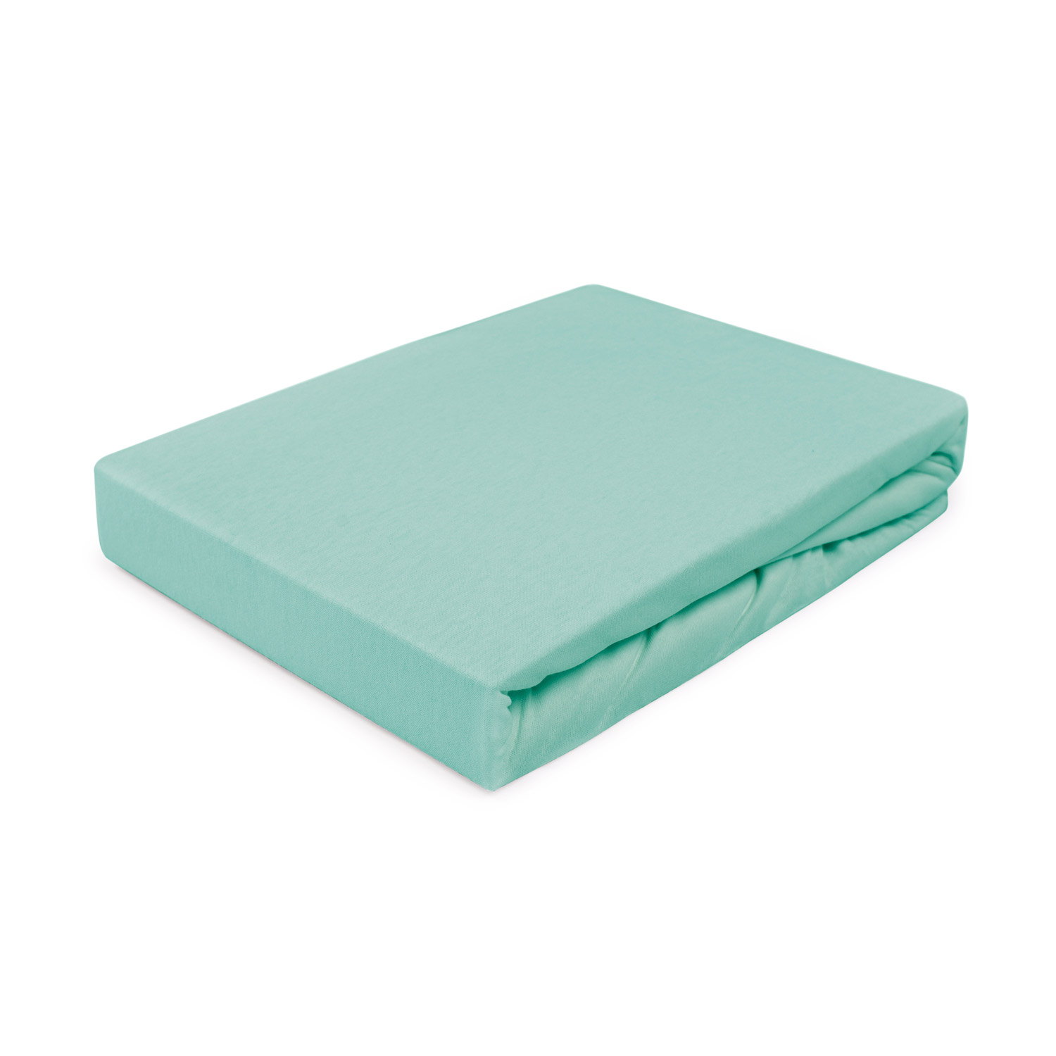 Prześcieradło jersey z gumką 140x200 jasny turkus Darymex 1 Prześcieradło jersey z gumką 140x200 jasny turkus Darymex