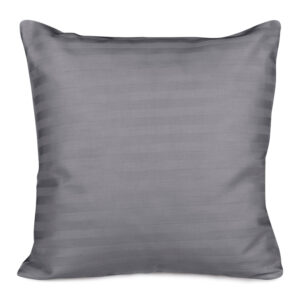 Poszewka satynowa Cizgili 40x40 antracyt Darymex