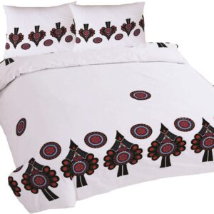 Pościel bawełniana 220x200 deSatin Ranforce wzór R21 Matex